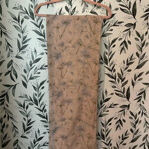 Floral Print Pink Accessory Scarf